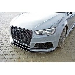 LAME AVANT MAXTON V.2 Audi RS3 8V Sportback Noir Brillant