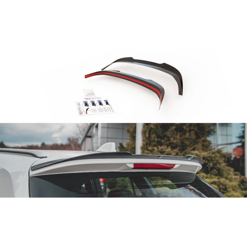 Maxton Spoiler Cap Toyota Corolla XII Touring Sports Gloss Black, TO-CO-12-TS-CAP1G Tuning.fr