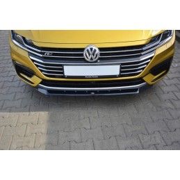 Maxton LAME DU PARE-CHOCS AVANT v.2 VW ARTEON Gloss Black, VW-AR-1-RLINE-FD2G Tuning.fr