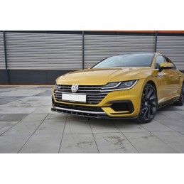 Maxton LAME DU PARE-CHOCS AVANT v.2 VW ARTEON Gloss Black, VW-AR-1-RLINE-FD3G Tuning.fr