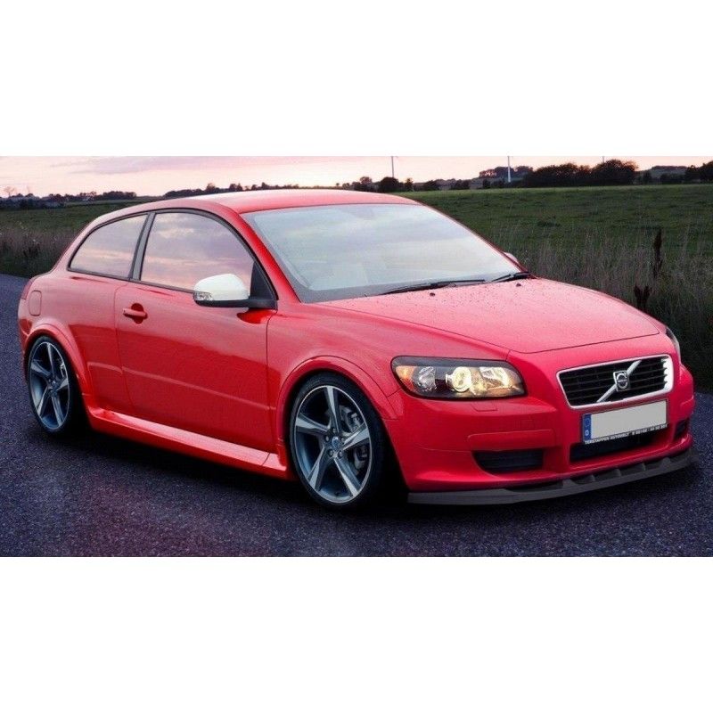 Maxton Lame Splitter VOLVO C30 Gloss Black, VO-C30-FD1G Tuning.fr