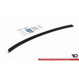 Maxton Central Arrière Splitter Audi A4 B8 Avant Gloss Black, AU-A4-B8-AV-RD1G Tuning.fr