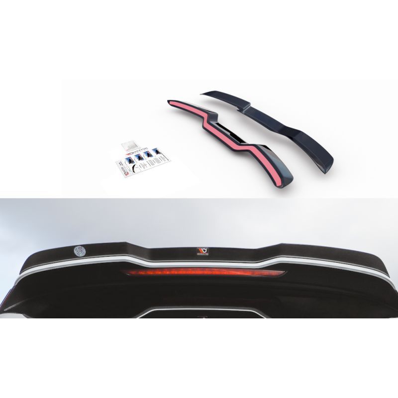 Maxton Spoiler Cap V.3 Audi RS3 8V / 8V FL Sportback Gloss Black, AU-RS3-8V-CAP3G Tuning.fr