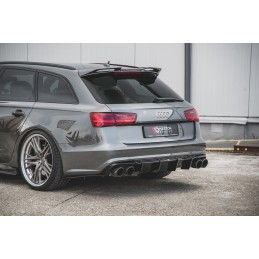 Maxton Diffuseur Arrière Complet Audi S6 / A6 S-Line C7 FL Gloss Black, AU-S6-C7F-AV-RS1G Tuning.fr