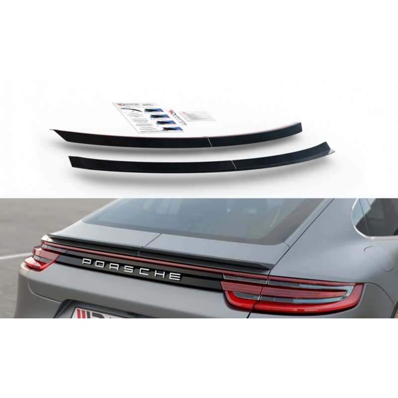 Spoiler Cap Maxton Porsche Panamera GTS 971 Noir Brillant