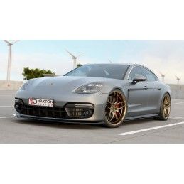 Maxton Lame Du Pare-Chocs Avant Porsche Panamera GTS 971 Gloss Black, PO-PA-971-T-FD1G Tuning.fr