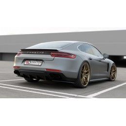 Diffuseur Arrière Complet Porsche Panamera GTS 971 Noir Brillant