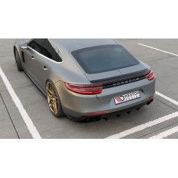 Diffuseur Arrière Complet Porsche Panamera GTS 971 Noir Brillant