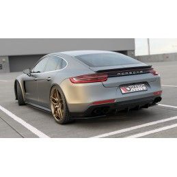 Diffuseur Arrière Complet Porsche Panamera GTS 971 Noir Brillant