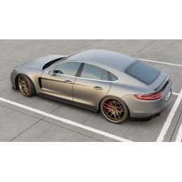 Rajouts Des Bas De Caisse MAXTON Porsche Panamera GTS 971 Noir Brillant