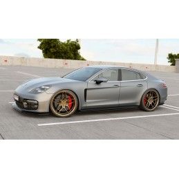 Rajouts Des Bas De Caisse MAXTON Porsche Panamera GTS 971 Noir Brillant