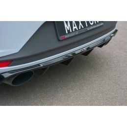Maxton Diffuseur Arrière Complet Seat Leon III Cupra Gloss Black, SE-LE-3-CU-RS1G Tuning.fr