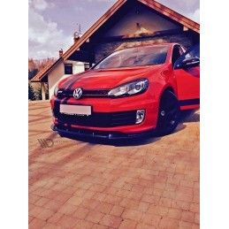 Maxton LAME DE PARE-CHOCS AVANT VW GOLF VI GOLF GTI 35TH Gloss Black, VW-GO-6-35TH-FD1G Tuning.fr