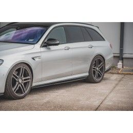 Maxton Rajouts Des Bas De Caisse Mercedes-Benz E63 AMG Estate/Sedan S213/W213 Gloss Black, ME-E-213-63-ES-SD1G Tuning.fr