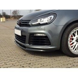 LAME AVANT MAXTON / SPLITTER VW GOLF VI Noir Brillant