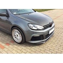 LAME AVANT MAXTON / SPLITTER VW GOLF VI Noir Brillant