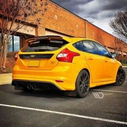 Maxton Rajout Du Pare-Chocs Arriere Ford Focus ST Mk3 (RS Look) Gloss Black, FO-FO-3-ST-RS15-RS1G Tuning.fr