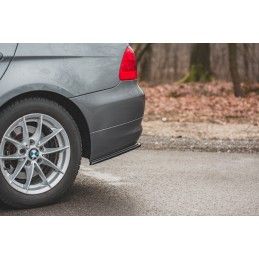 Lames De Pare-Chocs Arrière Latérales BMW 3 E91 Facelift Noir Brillant