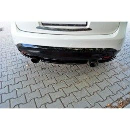 Maxton CENTRAL ARRIÈRE SPLITTER INFINITI QX70 Gloss Black, IN-QX-70-1F-RD1G Tuning.fr