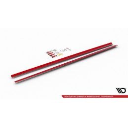 SET DES DIFFUSEUR DES BAS DE CAISSE VW POLO MK6 GTI Rouge