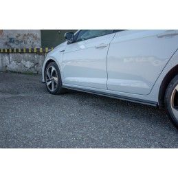 SET DES DIFFUSEUR DES BAS DE CAISSE VW POLO MK6 GTI Rouge