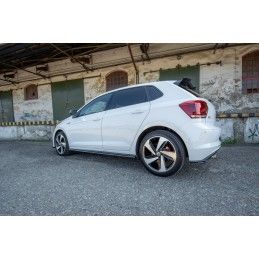 SET DES DIFFUSEUR DES BAS DE CAISSE VW POLO MK6 GTI Rouge