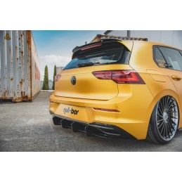 Sport Durabilité Central Diffuseur Arriere V.2 VW Golf 8 Noir