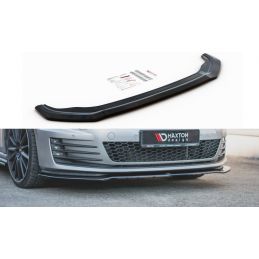 Maxton Lame Du Pare-Chocs Avant V.2 VW Golf 7 GTI Gloss Black, VW-GO-7-GTI-FD2G Tuning.fr