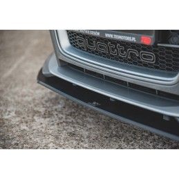 Maxton Sport Durabilité Lame Du Pare-Chocs Avant Audi RS3 8V Sportback Black, AURS38VCNC-FD3B Tuning.fr