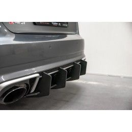 Maxton Sport Durabilité Central Diffuseur Arriere V.2 Audi RS3 8V Sportback Black, AURS38VCNC-RS4B Tuning.fr