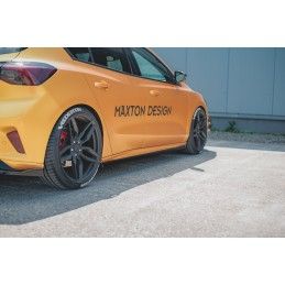 Maxton Rajouts Des Bas De Caisse V.5 Ford Focus ST / ST-Line Mk4 Gloss Black, FO-FO-4-ST-SD2G Tuning.fr