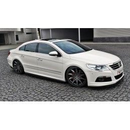 Maxton LAME DU PARE-CHOCS AVANT VW Passat CC R36 RLINE (AVANT FACELIFT) Gloss Black, VW-PA-CC-R-LINE-FD1G Tuning.fr