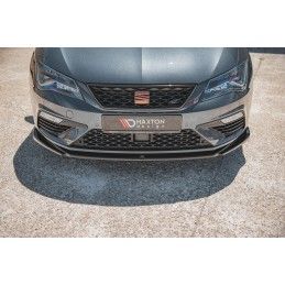 LAME AVANT MAXTON V.5 Seat Leon Cupra / FR Mk3 FL Noir Brillant