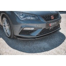 LAME AVANT MAXTON V.5 Seat Leon Cupra / FR Mk3 FL Noir Brillant