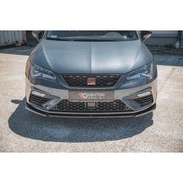 LAME AVANT MAXTON V.6 Seat Leon Cupra / FR Mk3 FL Noir Brillant