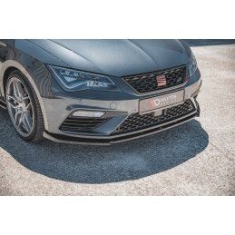 LAME AVANT MAXTON V.6 Seat Leon Cupra / FR Mk3 FL Noir Brillant