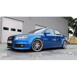 Rajouts Des Bas De Caisse MAXTON Audi RS4 B7 Noir Brillant