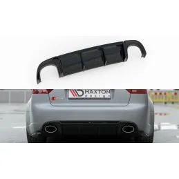 Maxton Diffuseur Arrière Complet Audi RS4 B7 Gloss Black, AU-RS4-B7-RS1G Tuning.fr