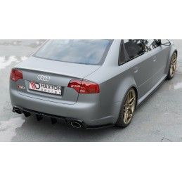 Maxton Diffuseur Arrière Complet Audi RS4 B7 Gloss Black, AU-RS4-B7-RS1G Tuning.fr