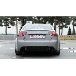 Maxton Diffuseur Arrière Complet Audi RS4 B7 Gloss Black, AU-RS4-B7-RS1G Tuning.fr