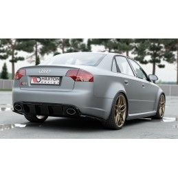 Maxton Diffuseur Arrière Complet Audi RS4 B7 Gloss Black, AU-RS4-B7-RS1G Tuning.fr