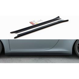 Maxton Rajouts Des Bas De Caisse Porsche 911 Carrera 991 Gloss Black, PO-911-991-SD1G Tuning.fr