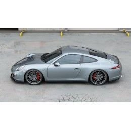 Maxton Rajouts Des Bas De Caisse Porsche 911 Carrera 991 Gloss Black, PO-911-991-SD1G Tuning.fr