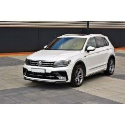 Maxton LAME DU PARE-CHOCS AVANT Vw Tiguan Mk2 R-Line Gloss Black, VW-TI-2-RLINE-FD1G Tuning.fr