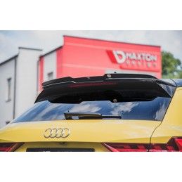 Maxton Spoiler Cap Central Audi A1 S-Line GB Gloss Black, AU-A1-GB-SLINE-CAP1G Tuning.fr