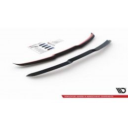 Maxton Spoiler Cap Central V.1 Audi RS6 C8 Gloss Black, AU-RS6-C8-CAP1G Tuning.fr