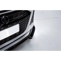 Maxton Lame Du Pare-Chocs Avant V.1 Audi RS6 C8 / RS7 C8 Gloss Black, AU-RS6-C8-FD1G Tuning.fr