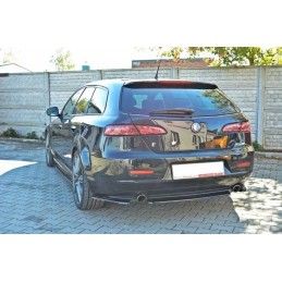 Maxton CENTRAL ARRIÈRE SPLITTER ALFA ROMEO 159 (sans barres verticales) Gloss Black, AL-159-RD1G Tuning.fr