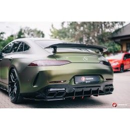 Maxton Spoiler Cap Central Mercedes-AMG GT 63 S 4 Door-Coupe Gloss Black, ME-GT-4D-AMG-CAP1G Tuning.fr