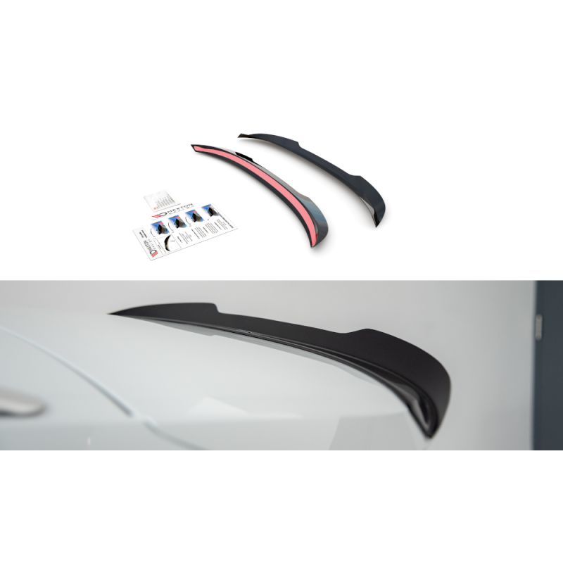 Spoiler Cap Maxton Skoda Octavia Standard / RS Mk4 Combi Noir Brillant